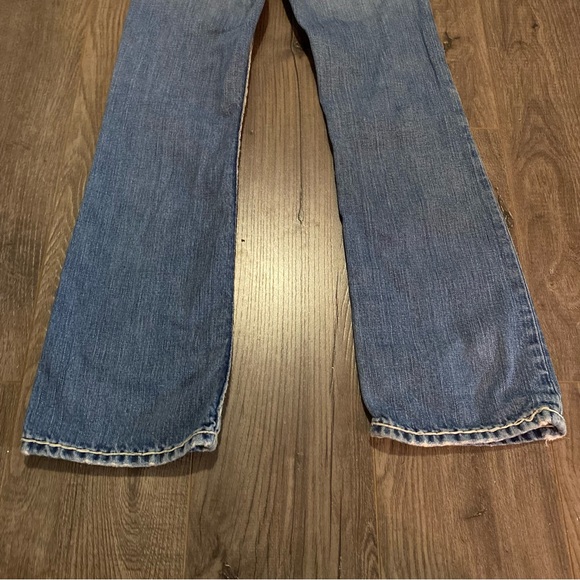 True Religion Jeans Boys Billy Super T denim jeans size 8 thick white stitching - Picture 7 of 12